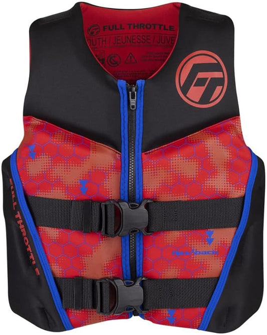 Youth Rapid-Dry Flex-Back Life Jacket