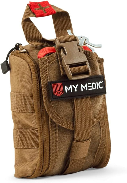 MY MEDIC TFAK Trauma First Aid Kit - Emergency Medical Rescue Gear Bag & Tactical Survival Supplies for Hunting, Hiking, C...