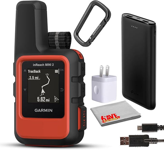 Garmin inReach Mini 2 Compact Satellite Communicator, Lightweight Rugged Design, Portable GPS Handheld for Hiking, Two-Way...
